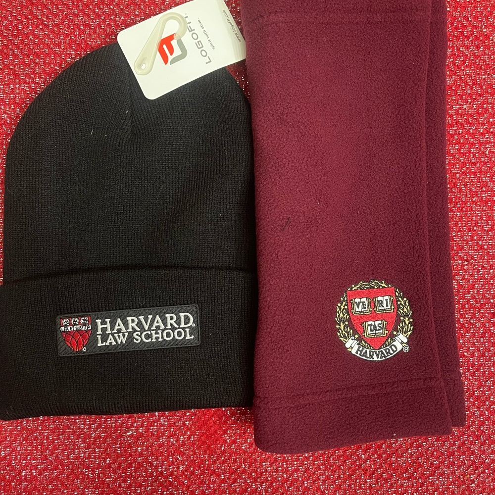 Harvard Law School Beanie and Scarf Set